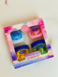 فازلين شفايف • طقم رباعي • ترطيب وتغذية