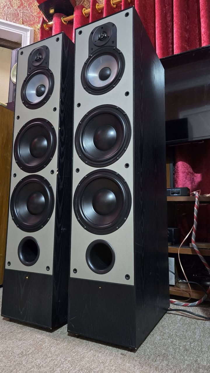 سلام عليكم ..paradigm monitor 90p v1 
ارتفاع ١١٠ سنتم 
نزال ٤٠ سنتم 
عرض ٢٥ سنتم 
وزن التك ٥٠ كيلو 
صوته نقاوه وبيز جدا راقي 
٢٥٠ واط للتك بال8 اوم 
سماعات تتوافق للموسيقى والأفلام والسينما 
يوجد توصيل لجميع المحافظات 
سماعات جدا نضيف على البلاد 
يوجد توصيل


**إذا كنت صاحب هذا الإعلان وتريد حذفه لأي سبب، رجاءا أرسل رسالة إلى الدعم الفني**