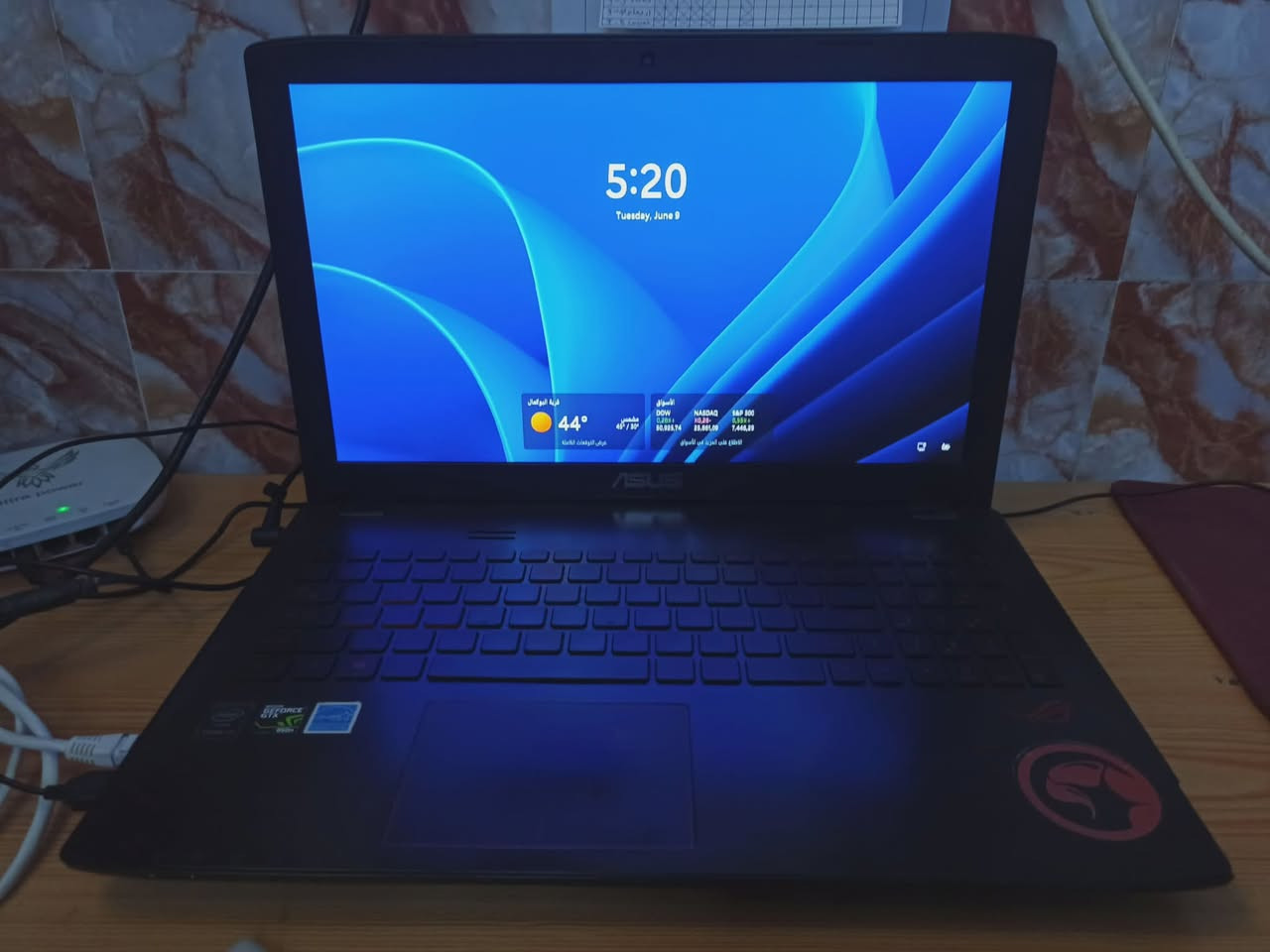 Asus Gaming 
Nvidia GeForce GTX 950M 2G

Ram 16g

HDD 1tb

SSD 236gb

Core i7-4

Windows 11

كسر خفيف ما مؤثر مثل ما واضح بالصورة

السعر 450 الف دينار

للتواصل ***********
