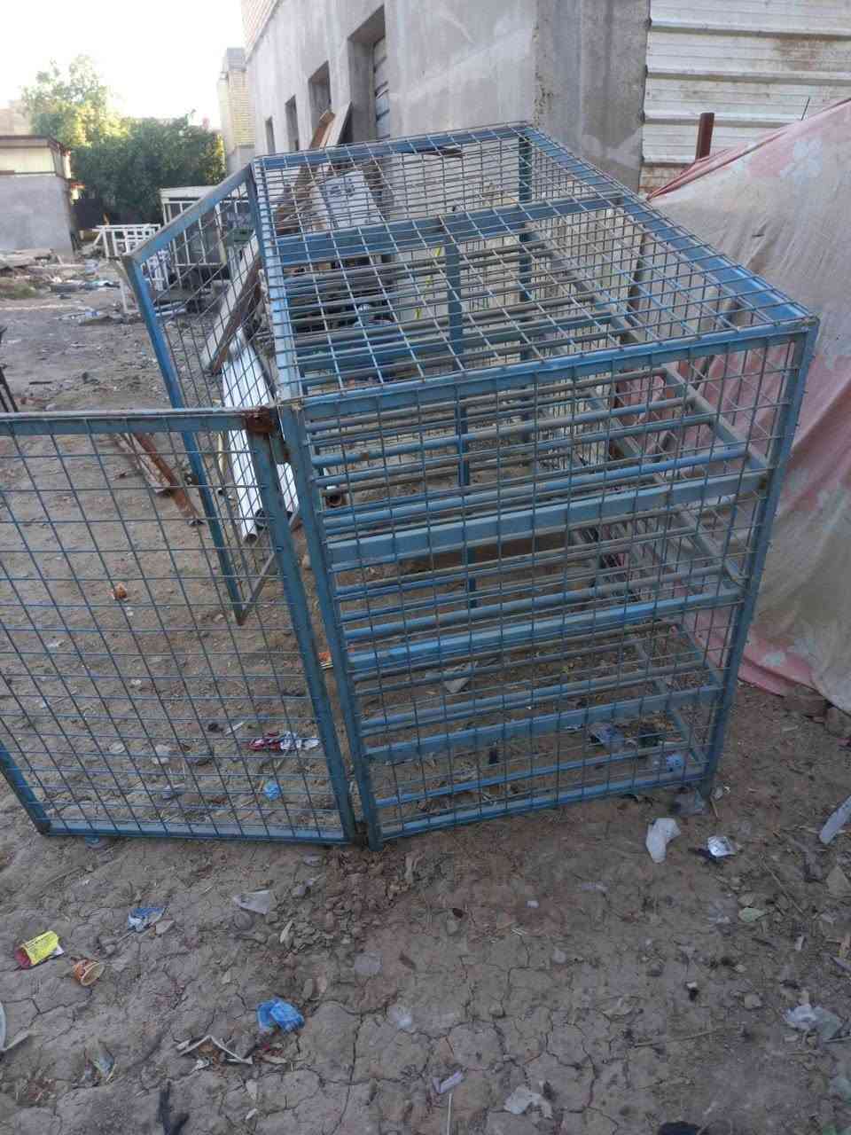 سلام عليكم قفص للبيع ينفع البعض الأشياء منها دبات غاز ودبات ماء الاستفسارات اتصال على رقم هذا   ***********￼
