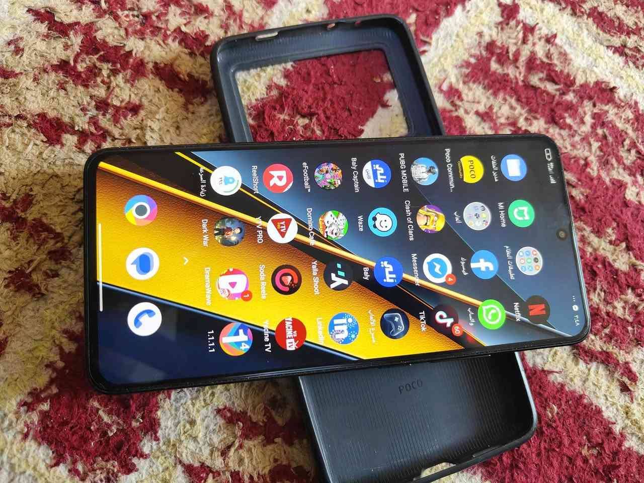 بوكو اكس 6برو 5 g ذكره 512جهاز جدا نضيف ملحقاته كامله 300 رقمي ***********
