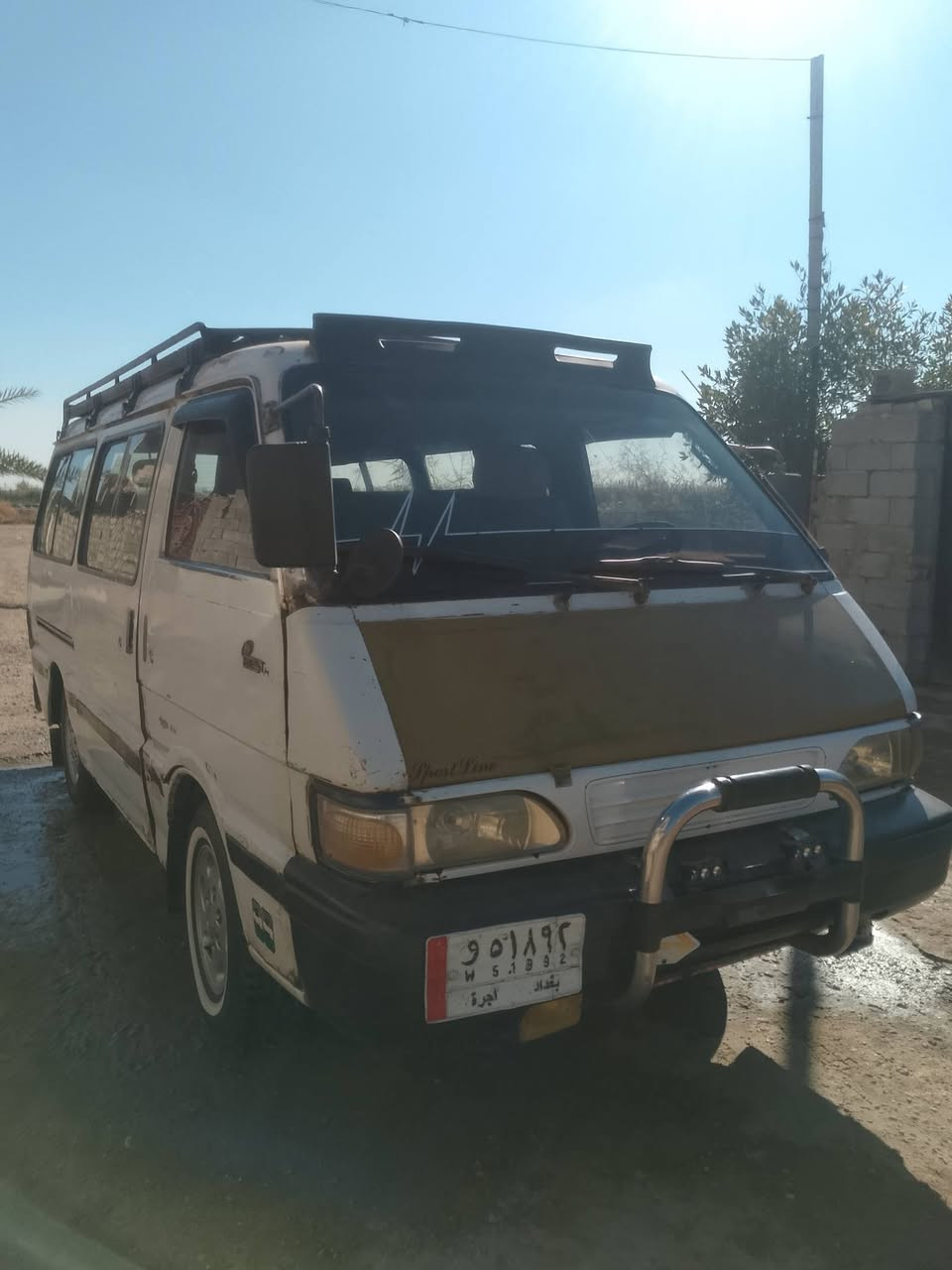 سلام عليكم كيه لبيع الموديل 1995 السنويه 2026 الشهر 6محرك كير وكسن مكفول كفاله عامه 🧿 السياره باص فان سياره تخم تاير المكان ابو غريب  رقم الهاتف ***********/***********
