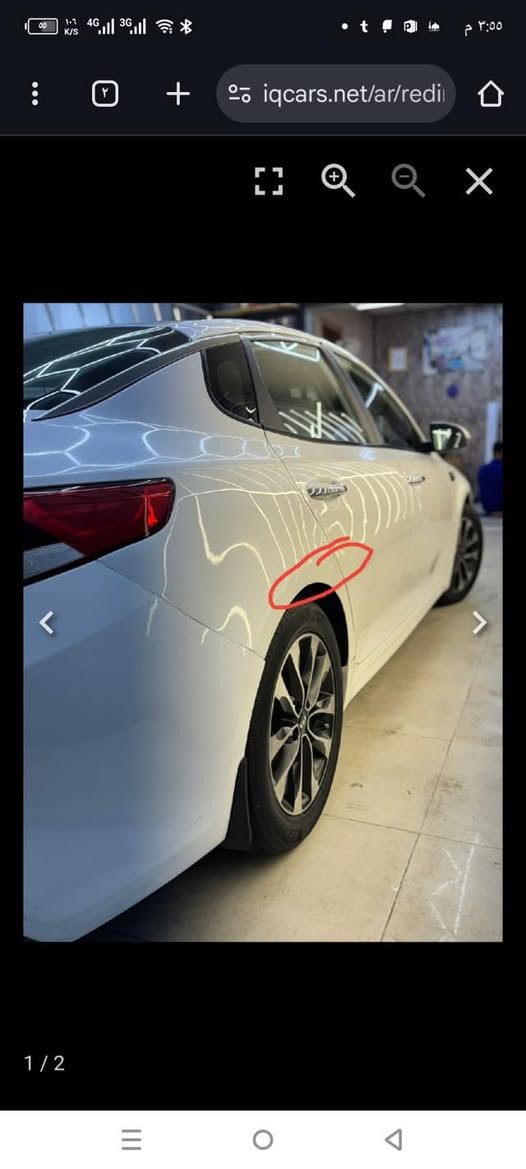 سلام وعليكم كيا اوبتما موديل ١٨ماشيه ١٣٤
حادث باب وجاملغ عكس السايق دوش سياره تخبل مغلفه BBf 

وارد خليجي سعره ١٥٠وبيه مجال 

*********** خابر وتدلل
