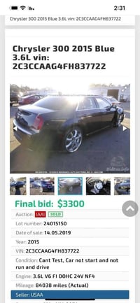 كرايسلر ٣٠٠ • ٢٠١٥ • البصره القبله