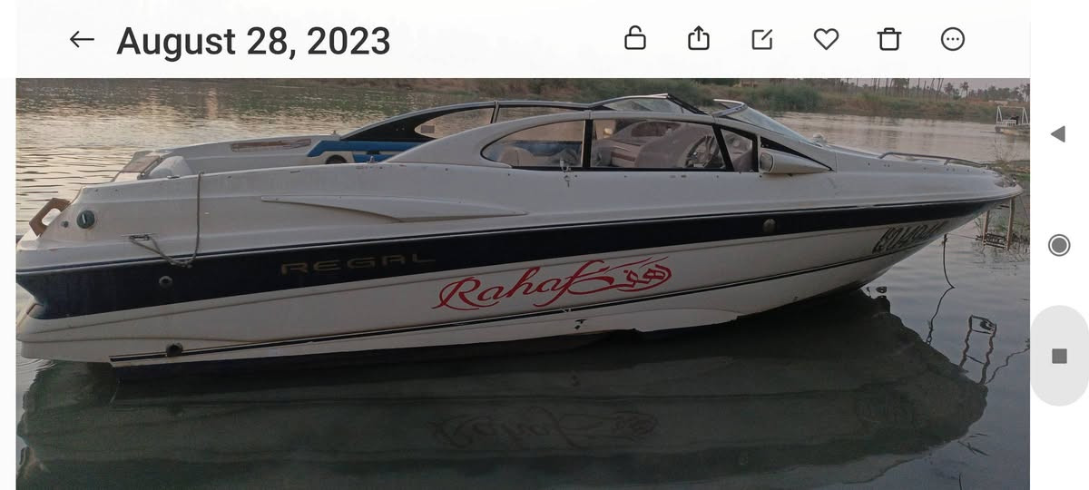 زورق للبيع
نوع ريجال regal 

محرك مير كروزر

٨ سلندر

السعر ١٠٠ ورقه
تلفون 7818642833
الزورق في الحله


**إذا كنت صاحب هذا الإعلان وتريد حذفه لأي سبب، رجاءا أرسل رسالة إلى الدعم الفني**