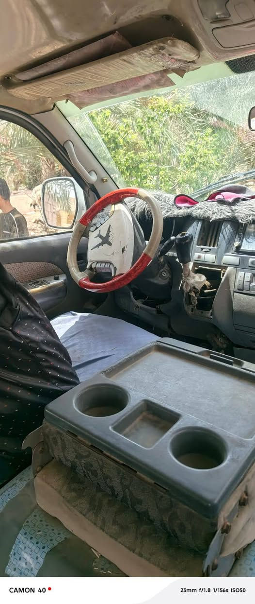 سلام عليكم شيري البيع سيارة شوف العين سيارة حلوة بس عوزة ترتيب مكينه كير حدادة تايرات كهربايات كله شقال وحلو مكان بصرة ابو الخصيب سعر خمسين وخادم الطيبين انه مكلف بنشر خابر على الرقم *********** بي وتساب السعر المطلوب (50)$
