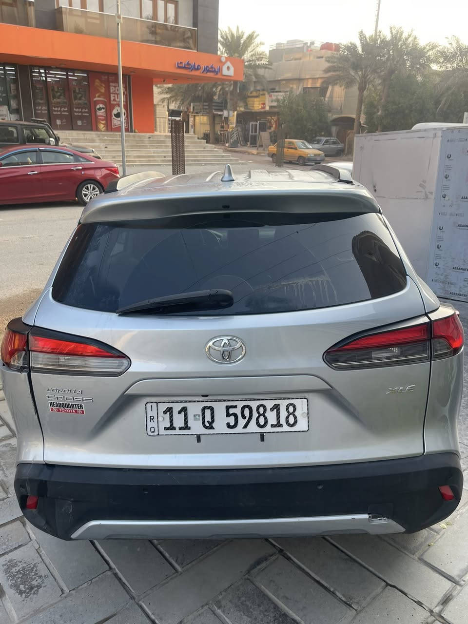 كورلا كروس 2023مواصفات  xle
بانزين فقط 
كراسي جلد 
تدفئة فقط 
رقم بغداد باسمي
ماشيه 32 الف كيلو 
حادث خفيف بدون تبديل او ايرباك صبغ دعامية فقط 
السعر 195$ عنوان بغداد 
للاتصال ***********
