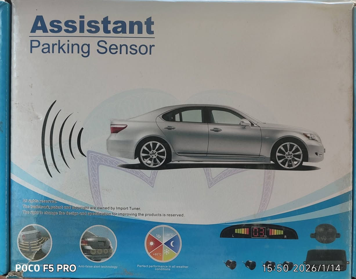 حساسات سيارة للبيع السعر 25 وبيها مجال جدد كاملة مع الجهاز جاهزة للربط 
التواصل على الواتساب *********** مراسله فقط وبالخدمة
