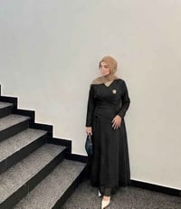 فستان تول • مقاسات ٣٨-٤٨ • مبطن