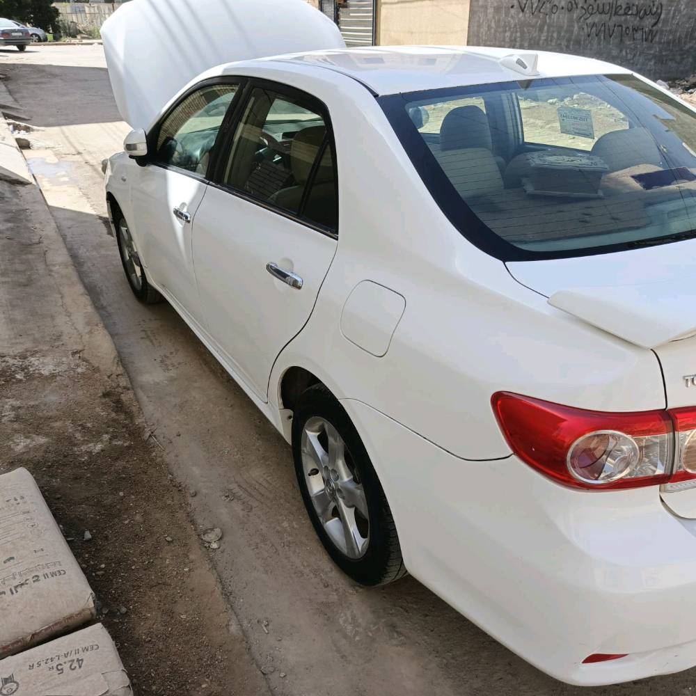السلام عليكم كورولا موديل 2013 وادر خليجي تبريد شغال تحويل مباشر السعر 135$ رقم صاحب السياره ***********