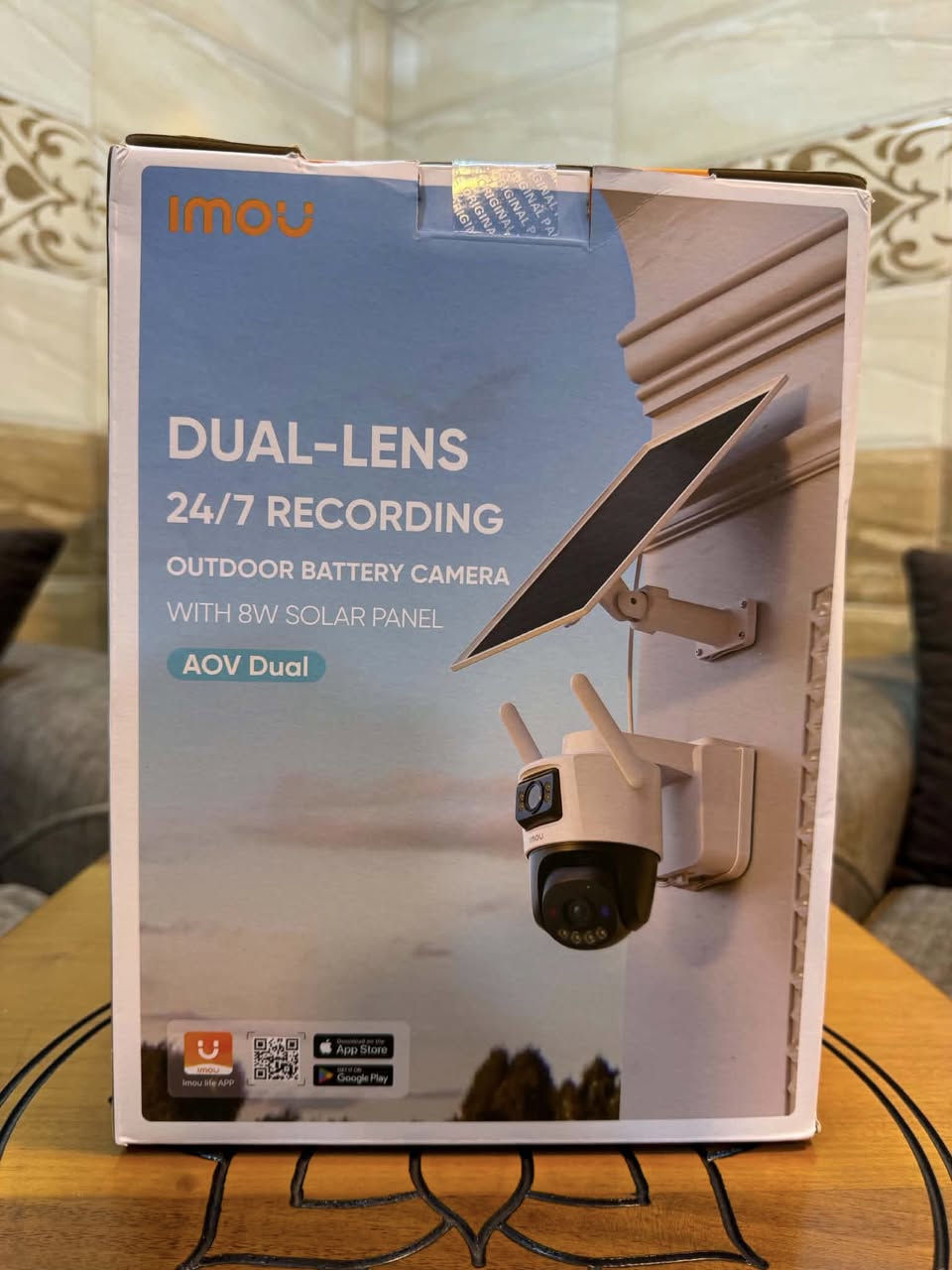 السلام عليكم
كاميرا مراقبة ماركة ايمو خارجية من نوع Imou AOV Dual Lens
10 ميكا وتدعم 4G ومدعمة بالذكاء الصناعي لكشف البشر والمركبات مع لوح طاقة شمسية جديدة مع رام اصلي 128G وسيم كارت كامل ملحقات 
قيم وبالعافية 🌹


**إذا كنت صاحب هذا الإعلان وتريد حذفه لأي سبب، رجاءا أرسل رسالة إلى الدعم الفني**