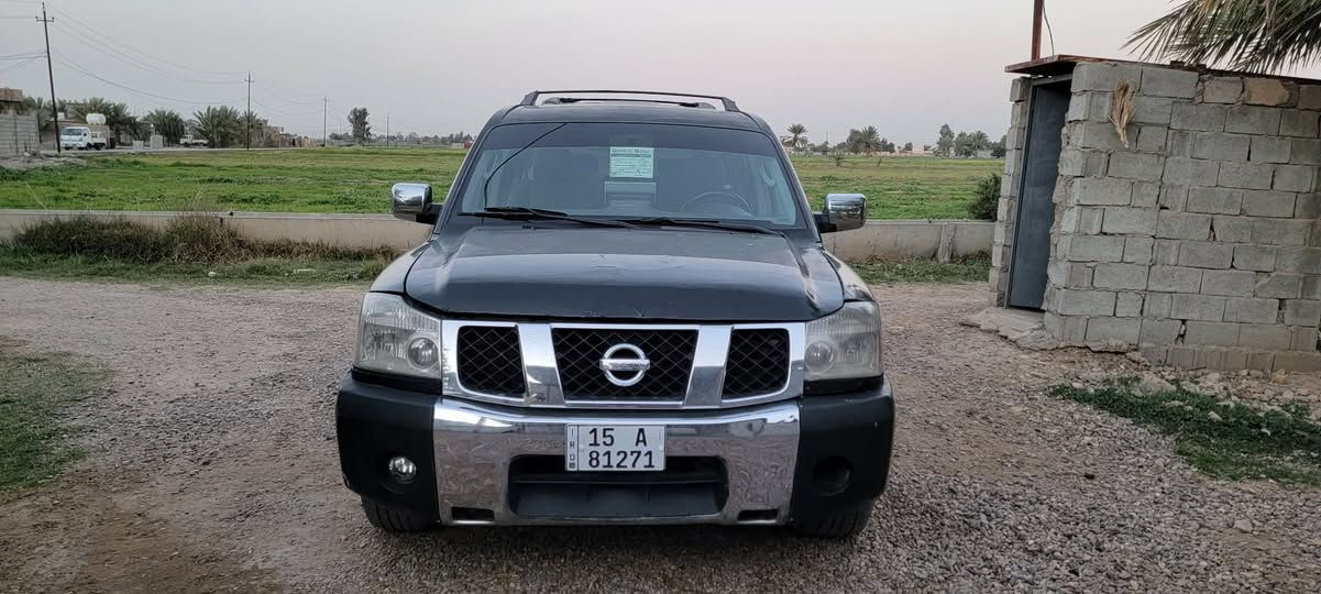 نيسان ارمادا ٢٠٠٥ كير مكينه جدد حداديه جديده تخم تاير جديد سياره جاهزه اي نقص ما بيها للبيع او للمراوس السعر ٧٨ رقمي *********** عنواني غرب سجن ابي غريب بغداد, العراق

