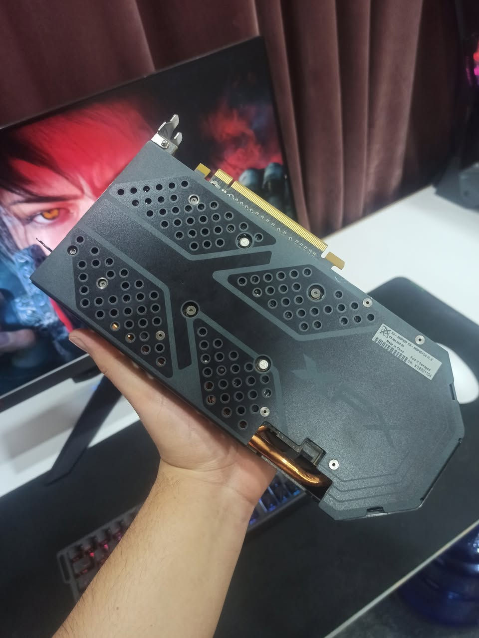 لسلام عليكم

💻 كرت شاشة :/

▫️ { AMD™ RADEON® RX 580 8GB GTS XXX Edition } 
▫️ من افضل نسخ الكرت ⬇️
▫️ مكسور السرعة 1386MHz ( OC+ )
▫️ 3xDP - HDMI - DVI
▫️  يجي DUAL BIOS 
▫️ 8G GDDR5 
▫️ نظيف جدا لزكة الضمان بعدها بي

💰 السعر: 95,000 دينار عراقي 🔒
📍 مكاني: بغداد - الأعظمية
🚚 التوصيل: بغداد (5 آلاف) | المحافظات (6 آلاف)
📞 رقمي: ***********
