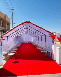 بيت الفرح لتنظيم كافة المناسبات   يتوفر جادر الخطوبة الأبيض المميز  يز...