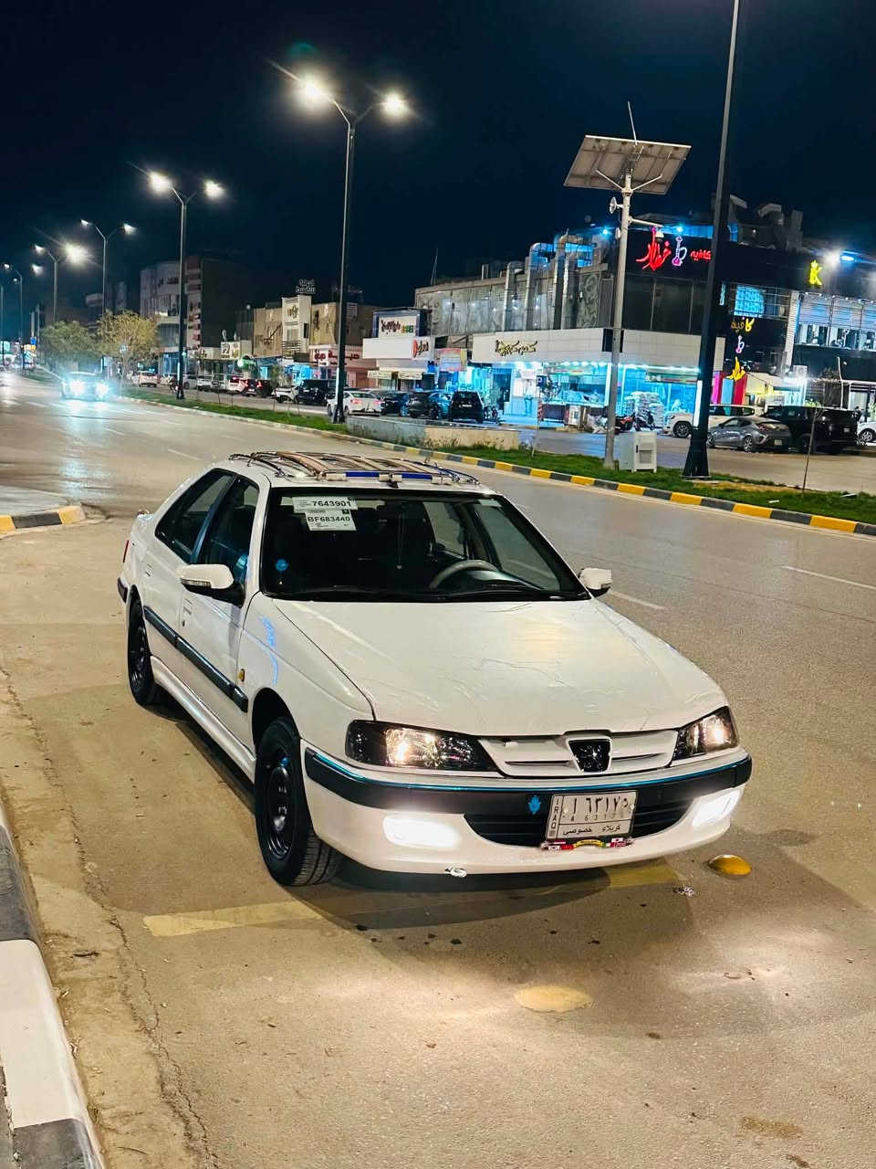 للبيع بيجو بارص 2021كفاله عامه سياره بجيس رقم كربلاء تحويل ثانيً يوم بيه شبر واحد بجاملغ الخلفي مكينه كير حداديه تخم تاير تبريد ثلج سعر ٥٨وبيه مجال ***********
