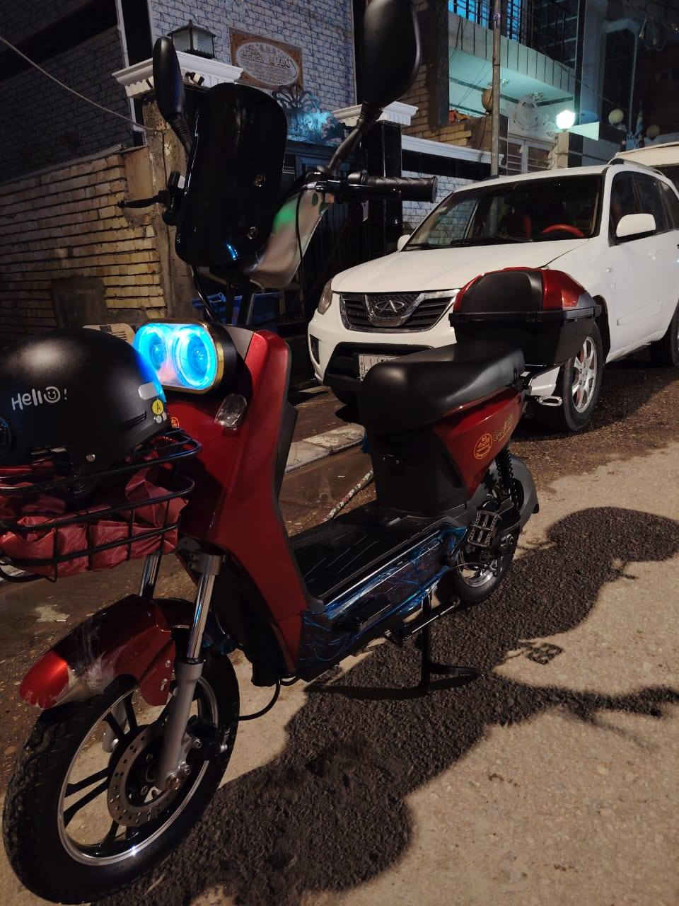 للبيع دراجه شحن جديده صار شهر ماخذها ٥٥٠ بيها مجال بسيط الشراي يتصل *********** النجف الاشرف
