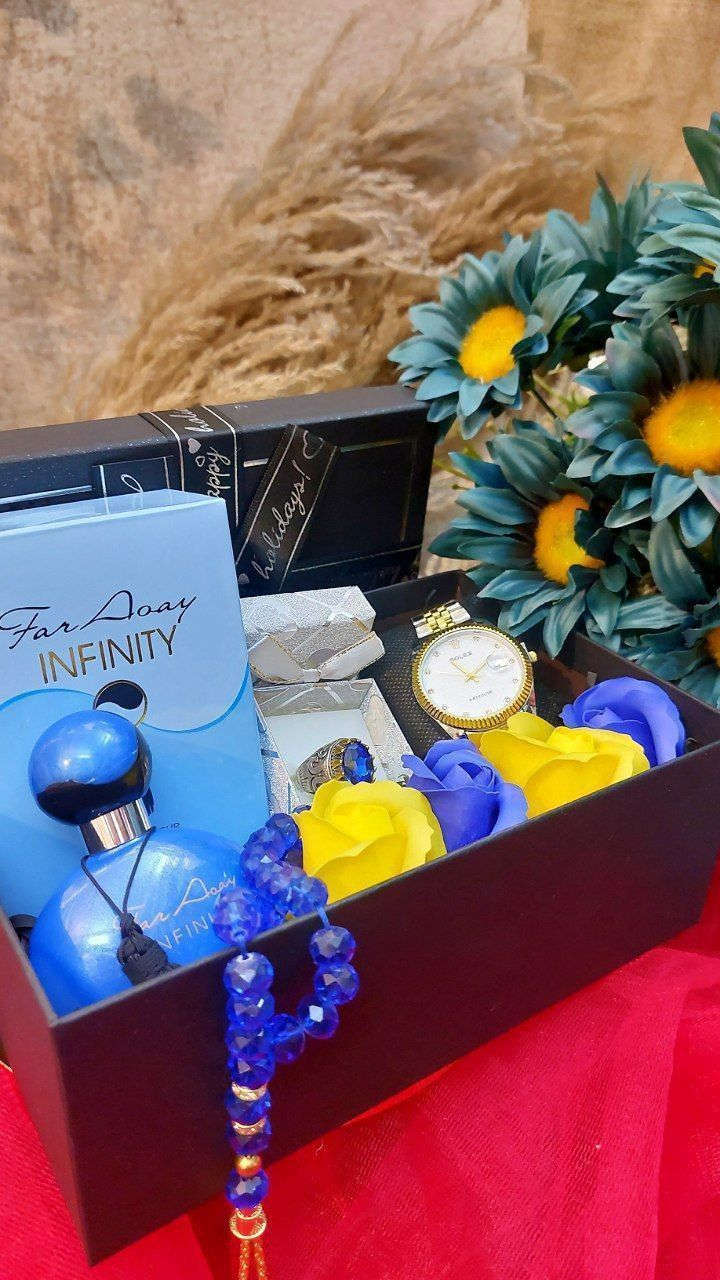 😍هدايا ويانة غيرررر 😎❤️
❤️بوكس هدية رجالي راقي جدا  ❤️ 
يتكون من  
🔥ساعه ومسبحه رولكس ومحبس 
🔥  عطر بوس 
🔥معطر جسم 

- بكج ماركة رولكس 
١_ساعه (رولكس) 
٢_ سبحه كرستال درجه اولى  ومحبس 
٣_عطر انفنتي 

هالمره العرض كلش حلو وأنيق بكج رجالي مميز❤️مع علبه خاصه ومميزه
#مميزات البكج❤️❤️
✅طلاء ثابت
✅ضد الماء
✅ضد الخدش
✅تحتوي على التاريخ

- عطر     انفنتي 
عطر ، عبيره رائع وجذاب يجعلك تطلق العنان لمشاعرك


**إذا كنت صاحب هذا الإعلان وتريد حذفه لأي سبب، رجاءا أرسل رسالة إلى الدعم الفني**