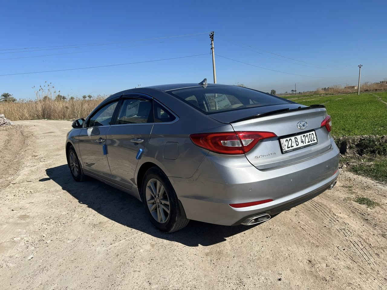 سلام عليكم
سوناتا للبيع 
مديل 2015خليجي
محرك 2400دوش المرغوب
فول مواصفات ما عدا البانوراما
شاشة كامره
تبريد قطعتين
وضعيات قيادة٣
اشاير بالمري
مانع انزلا
مكانه بغداد ابو غريب
***********.   ***********
