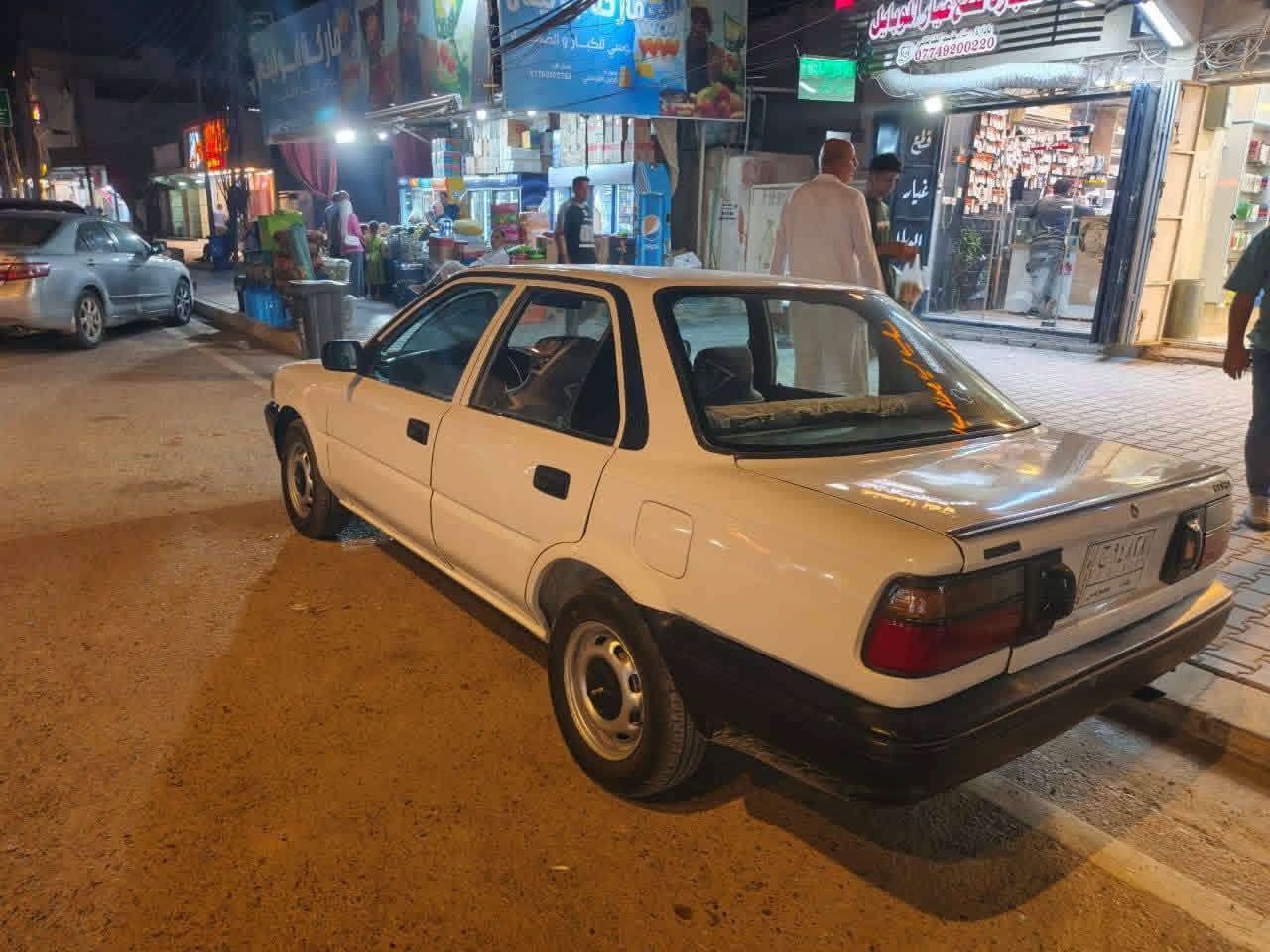 سلام عليكم ورحمة الله وبركاته
كورلا موديل 90
كير محرك تبريد مكفول
تخم تاير جديد
صدرهه كلش حلو
صبغ عام درجة أولى جمالية فقط وصوره قبل الصبغ موجودة
رقم بغداد مشروع وطني ثاني يوم احولك
مكان السيارة سامراء 
والسعر 52 وبيه مجال ***********
