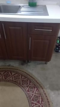 كاونتر اج دي اف تركي عمل درجه اولى  *سنك  متر ونص مع الكاونتر ويه متر ...