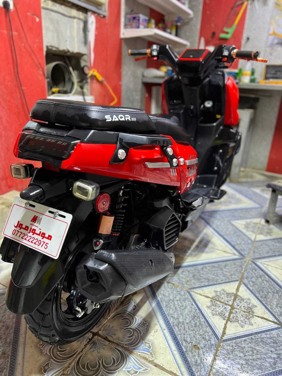 السلام عليكم دراجة TANK كوري موديل 2025 زيرو بعدها ممشاه قليل السعر 950 وبيها مجال للطيبين مكاني ديالى الخالص ***********
