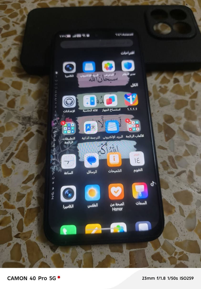 جهاز HONOR X6c شرط النظافة ومامفتوح فقط السماعة الخارجية بيها اثر وشوشة صارلو شهر مستخدم غراضو كاملة السعر 160 بي مجال ***********
