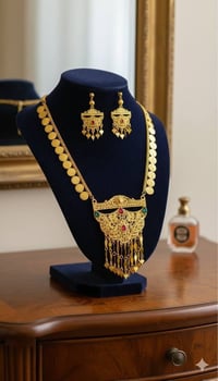 طقم ذهب مطلي • ترند الهلاليات • توصيل مجاني