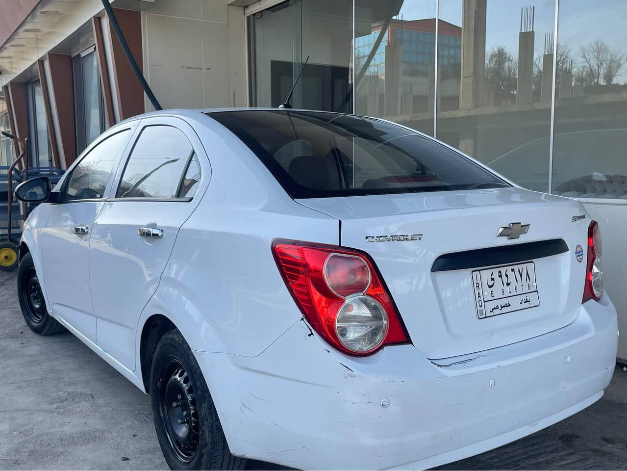 شۆفلێت سۆنیک 
مۆدێل ٢٠١٢
یەک پارچە بۆیاخ 
گێرو مەکینەی بە شەرت 
بێ تەقەو رەقە
سعری ٤٥. گەلاو کەمێک مەعامەلە
شوێن  سلێمانی 
ژمارەی خاوەن *********** السليمانية, العراق
