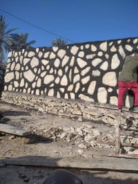 بناء حجر كرسته وعمل بأحسن دقه💜 بيوت... اسيجه..... ممرات..... سواقي.......