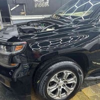 وبركاته  شيفروليت تاهو موديل ٢٠٢٠ لون اسود جلد  بسمي رقمها انكليزي  تح...