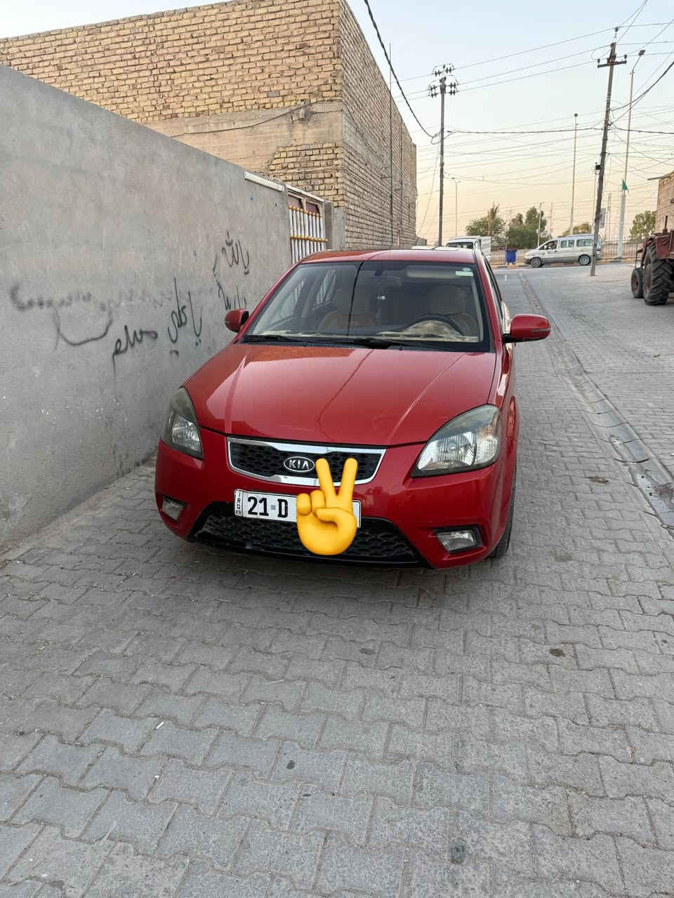 ‏سلام عليكم كيا ريو موديل ١٢للبيع ‏مكان نجف الحيره امكلف بنشر رقم راعيه ‎ *********** ￼￼￼￼ رقمً سليمانيه
