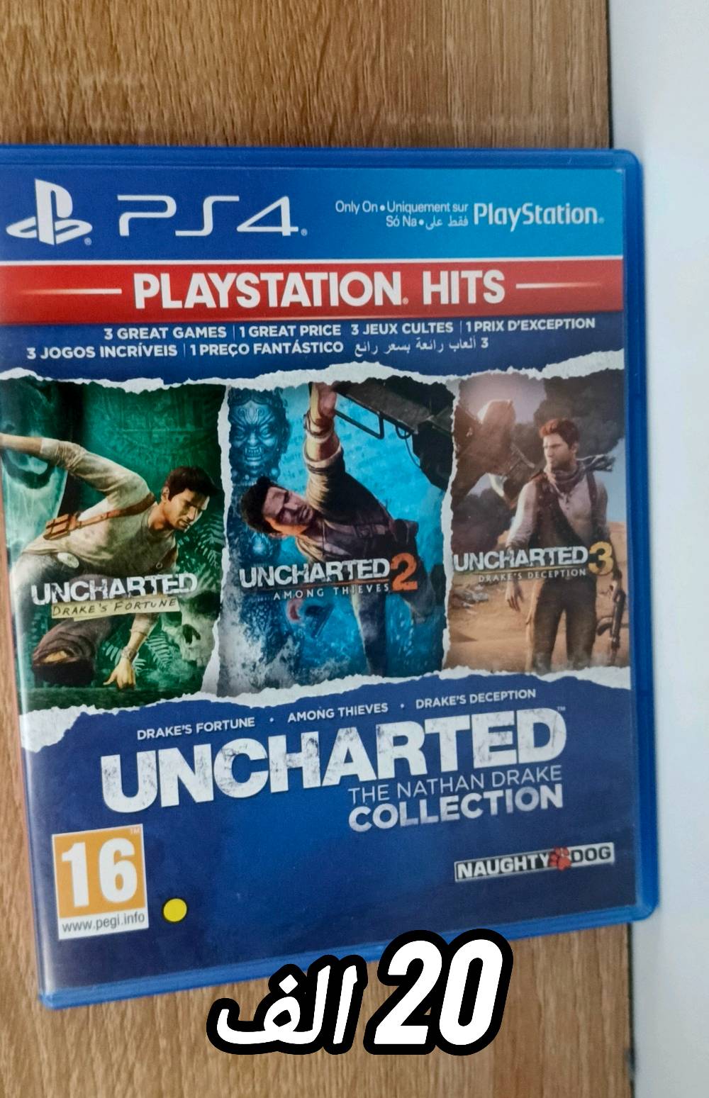 اقراص نضيفة 90% مع خدوش بسيطة و ضمان ان الاقراص تعمل 100% و مع الحافظة الاصلية و الصور الاصلية ما عدا GTA 5 الصورة مستنسخة لكن بجودة متوسطة و الاسعار غير قابلة للزيادة او النقصان