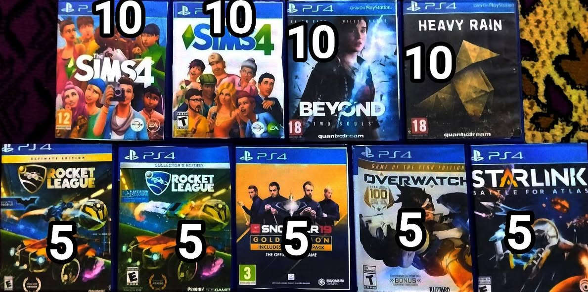 السلام عليكم الاسعار داخل الصور
متوفر أقراص Xbox و بلي فور
متوفر جوستك Xbox و بلي فور 
متوفر بلي تو مع اقراص السعر 30 الف
ومتوفر توصيل لكل محافظات العراق


**إذا كنت صاحب هذا الإعلان وتريد حذفه لأي سبب، رجاءا أرسل رسالة إلى الدعم الفني**