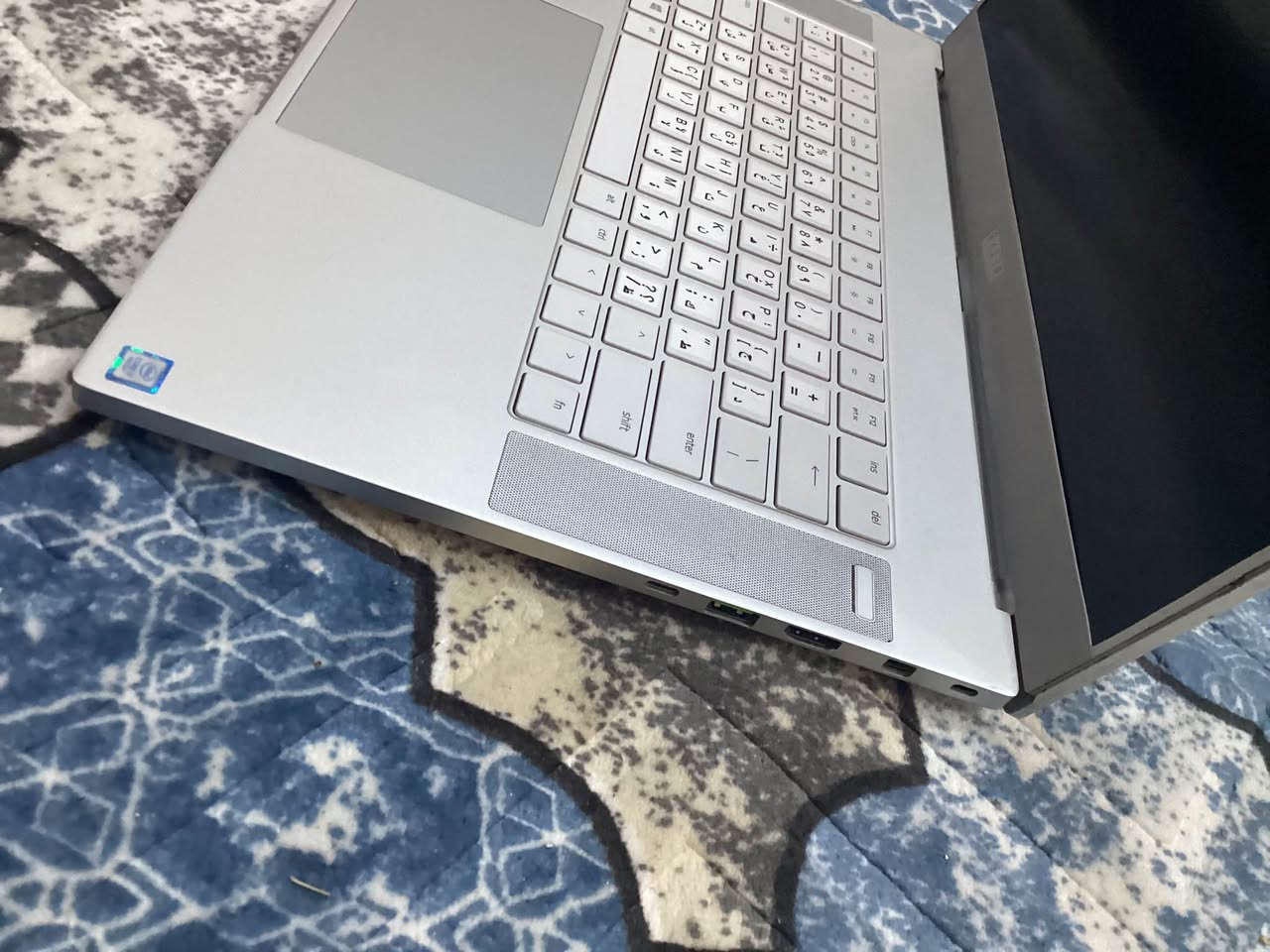 لابتوب Razer Blade Gaming للبيع

المواصفات:
- المعالج: Intel Core i7-8750H
- كرت الشاشة: GTX 1070
- الرام: 16GB
- مناسب للألعاب الثقيلة، الدراسة، والشغل

الجهاز نظيف ويشتغل بشكل ممتاز، استعمال شخصي.
ما بي مشاكل أو صيانة.

السعر: 620,000 دينار عراقي (قابل للمساومة البسيطة للجادين فقط)

الموقع: محافظة المثنى - الرميثه 

التسليم يد بيد، ماكو توصيل.
للمهتمين مراسلة خاص. حمزة, القادسية


**إذا كنت صاحب هذا الإعلان وتريد حذفه لأي سبب، رجاءا أرسل رسالة إلى الدعم الفني**
