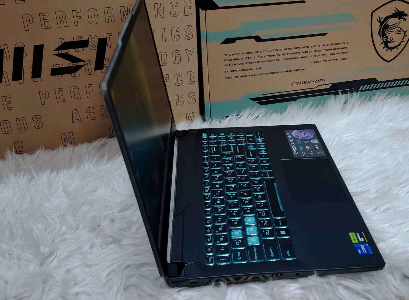 تحية طيبة للجميع 
متوفر لاب توب كيمنك للبيع 
MSI CYBORG 15 A13V GEN 13 DDR5 

السعر   مليون ١٥٠ الف

CPU I7 13620H 10 CORE 16 THERADS 
RAM 8X2 16GB DDR5 5200HZ 
M. 2 NVME 1TB GEN 4 
GPU RTX 4050 6GB LAPTOP GPU 
GPU 2 INTEL UHD GRAPHICS 
MONITOR 15.6 INCH IPS 144HZ 
KEYBOARD LED ARABC BLUE

مكاني موصل توصيل موجود 
للتواصل *********** واتسب موصل, نينوى
