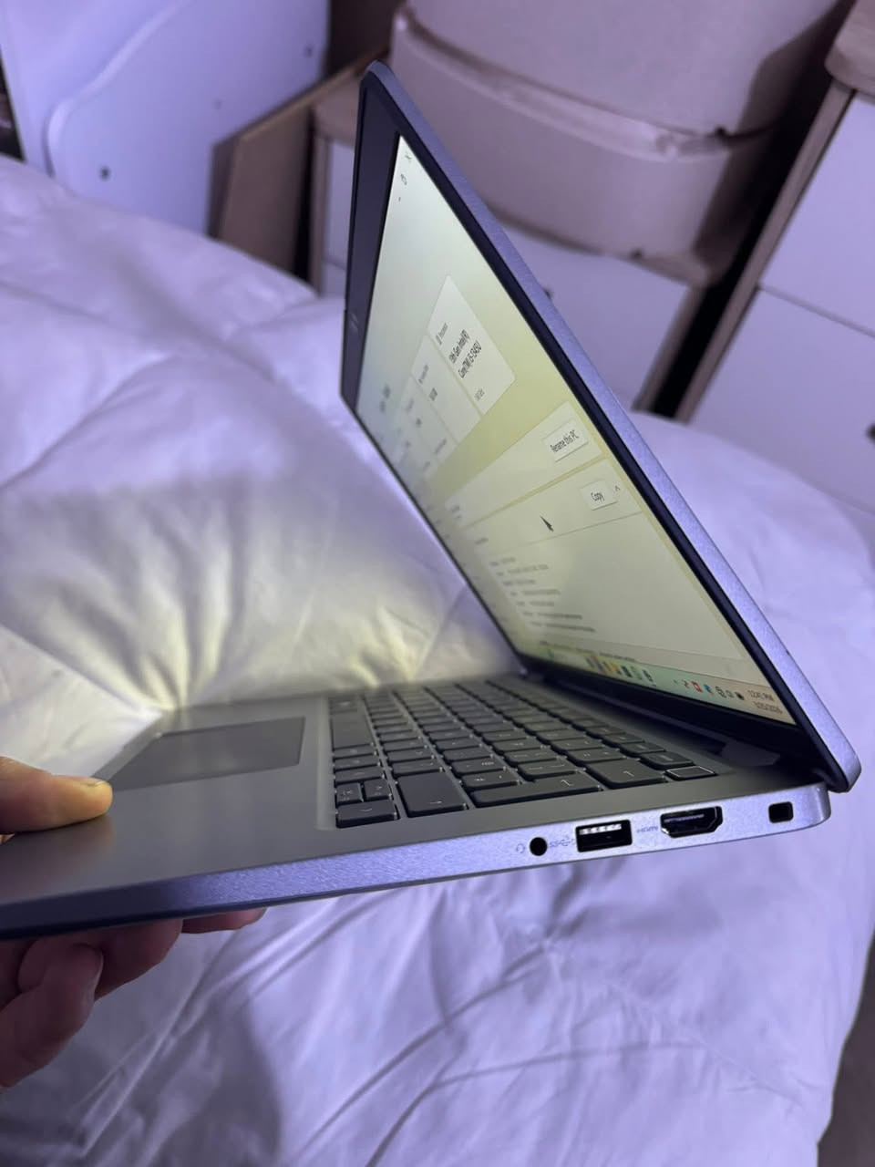 لابتوب dell
Core i5 
Gen 13 
Ram 16 
Hard 256 ssd 
حجم 14 
سعرا 500 الف قفل مابي مجال


**إذا كنت صاحب هذا الإعلان وتريد حذفه لأي سبب، رجاءا أرسل رسالة إلى الدعم الفني**