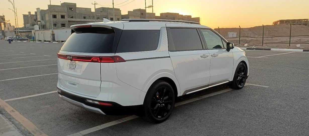 سلام عليكم الاستفسار ***********االسعر 195 للبيع كيه كرنفال موديل 2024 وارد امريكي حادثه ق3قطع بنيد وجملغ وباب جبتهن بدون صبغ ولباقي كفاله عامه السياره ماشيه 30الف ملاحظه السياره بدون ارقام تترقم جميع المحافظات 
موصفات برستيج فول للخير محرك 6 سلندر 7راكب 3تبريد مركزي بصمه شاشه كامره تحكم جهتين أشار بلمرايه رادارات 
كامرات محيطيه شاشات خلفيه كشنات فيايبي كشنات كهرباء تبريد لمس على فئه فول السعر 195
