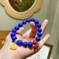 سوار • لازورد طبيعي • عقيق نانهونغ`,`كهرمان`,`ثلاثي الألوان`,`ستايل فر...