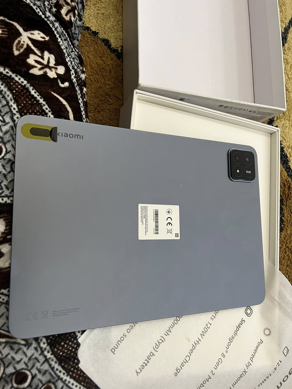 السلام عليكم شاومي باد 6اس برو للبيع الجهاز نضيف جدا استخدام قليل كربلاء السعر550الاستفسار الاتصال على ***********
