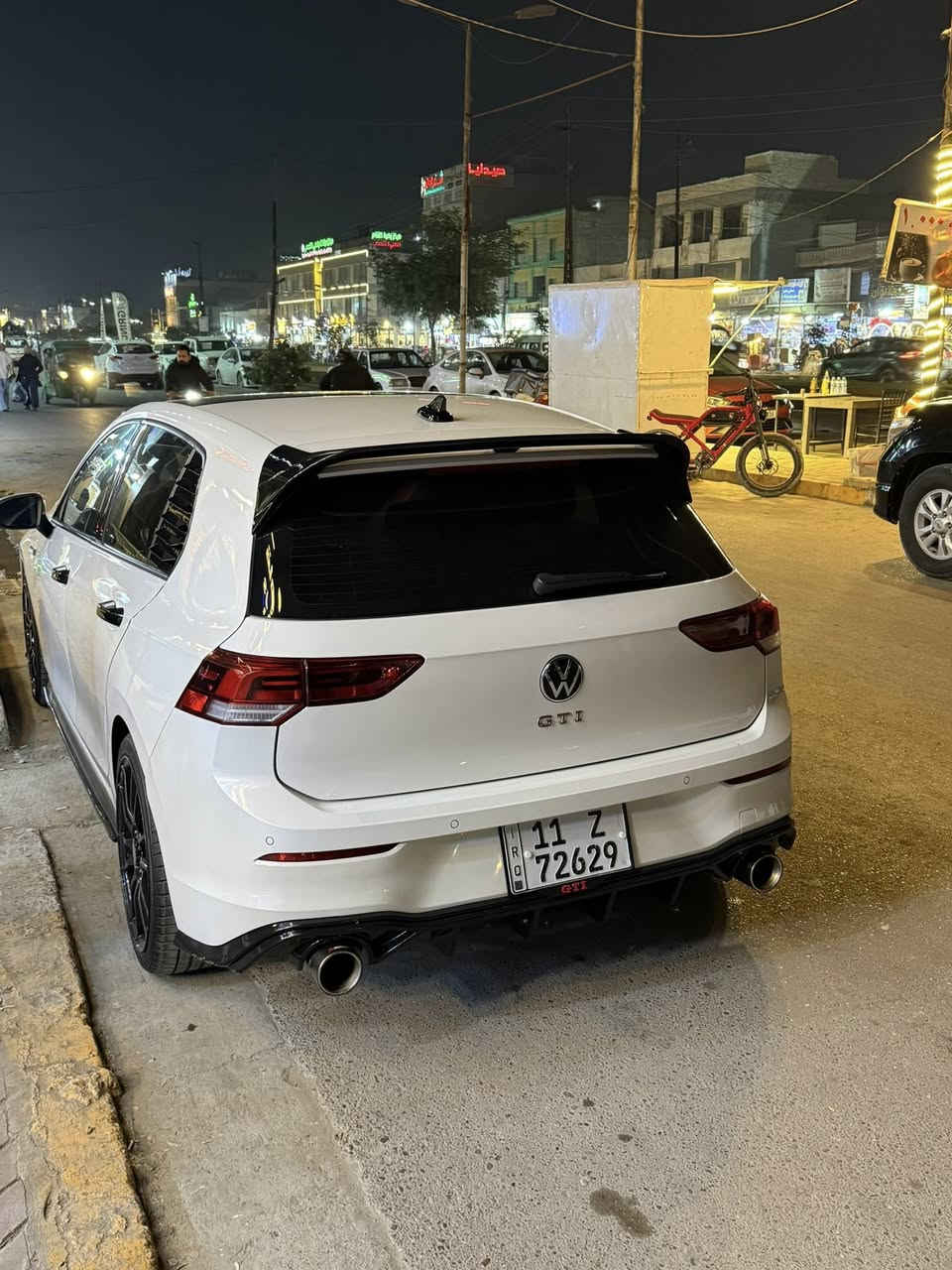 سلام عليكم شباب
موديل ٢٣ ماشية ٣٨ الف GTI فوول مواصفات كير عادي حادث مرفق بالصور قطعتين نفسهن مصلحات السيارة صاروخ وعليه شوته abrوعطاس السيارة صاروخ معنى الكلمة وبيه هواي سوالف ويل oz سبايدرات دوس لحية امامي حلوك صالنصة اكرابوڤك 
المواصفات 
رادار امامي 
رادار خلفي 
حساس امامي خلفي 
نقاط عمياء 
كامرة خلفية 
سايد بريك كهرباء 
كامرة خلفية 
بصمة 
دخول ذكي والخروج كذلك 
خروج عن المسار رجاج ستيرن 
كشن كهرباء داخل مخمل 
وعليه ادامة كاملة 
السعر ١٨٥ مجاله جدا بسيط 
***********
مكاني بغداد
