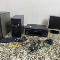 كمبيوتر دسكتوب • طابعة ملونة • كيس ٢