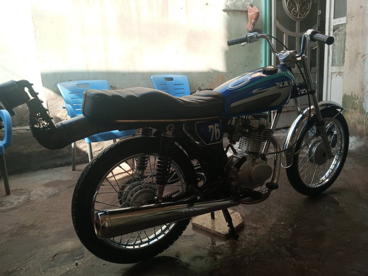 سلام عليكم دراجه نامه للبيع تعمير شاصي اوراق اصولي اصولي مكينه شلامجه باب اول سعر 700 وبيه مجال رقم ***********‬‏
