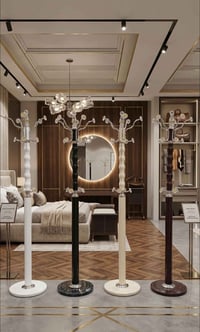 تعلاقة ملابس • كرستال حديد • توصيل مجاني