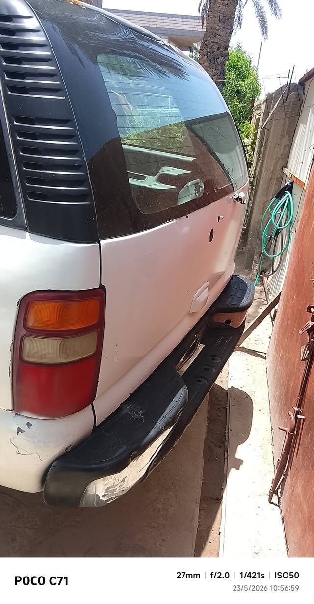السلام عليكم تاهو الفينيه طويله
جاهزه من كلشي مكينه 5300 مكفوله تبريد ثلاث قطع سعر 28 سياره ادوات كومت حديد مكاني بصره أبو الخصيب 
***********
