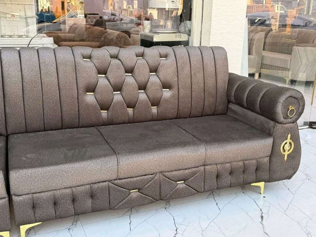 عرروض خاصه 😍😍

موديل درهم 700الف فقط 

تخم عراقي مودرن تركي عشر مقاعد خمس قطع 
10مقاعد700
9مقاعد 675
8مقاعد 625
7مقاعد 550
5مقاعد 450

خمس قطع اثنين كبيرة ثلاثيه وحده وسط ثنائية و كرسيين مع كوشات عدد 6
جميع الالوان متوفره
توصيل داخل بغداد مجاني 
اطراف 15

القاعدة خشب كله بلوك 18مل
القماش چگور قديفه ثكيل او حسب الطلب متوفر انواع الاقمشه 
الاسفنج مميز اول مضغوط علو الاسفج 7سم 

❇️قياسات القنفات ❇️
190سم  القنفه الكبيرة ام ثلاث مقاعد 
150 سم القنفه الوسط ام مقعدين 
75 سم  الكرسي

العمق الكلي للتخم  75 سم عرض المقعد الصافي للجلوس 60سم
ضمان حقيقي للامانه 5سنوات 

للحجز ارسل
 الصورة 
والاسم 
ورقمين موبايل
والعنوان
على الخاص
الي يريد طبله سعرها 50

التوصيل خلال 4ايام فقط


**إذا كنت صاحب هذا الإعلان وتريد حذفه لأي سبب، رجاءا أرسل رسالة إلى الدعم الفني**