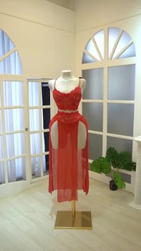 طقم لانجري • شيفون • فري سايز ٤٥-٧٥كغ