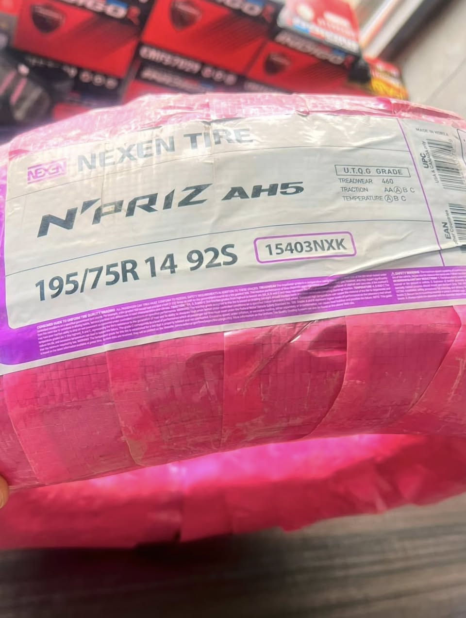 يالله تاير نكسن عالي كوري انتاج جديد 
مكاني بابل حي الجزار متوفر كميه محدوده 
***********
