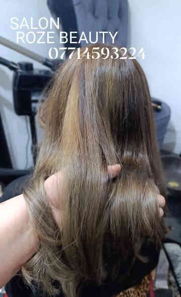SALON ROZE BEAUTY////صبغ الشعر مع تخصيل مع معالج///////
كميرة قرب جامع ابو الزهراء مدخل شارع المركز من جهة انشائية علي شجاع اول فرع على اليمين داخل شارع التكية سابقا الحجز الاتصال على الواتساب ***********
