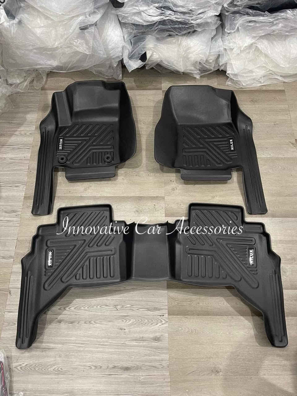 ارضيات حوضية هايلوكس 5D  الأصلية
من موديل 2016 - 2025  
متوفر باللون الماروني والأسود 
عالم السيارات ***********
بغداد  شارع فلسطين ساحة النادي التركماني
