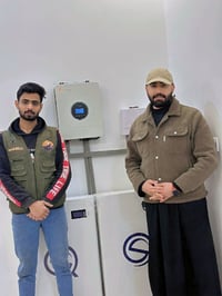 صلاح الدين • طاقة شمسية • تركيب ٤٨ ساعة